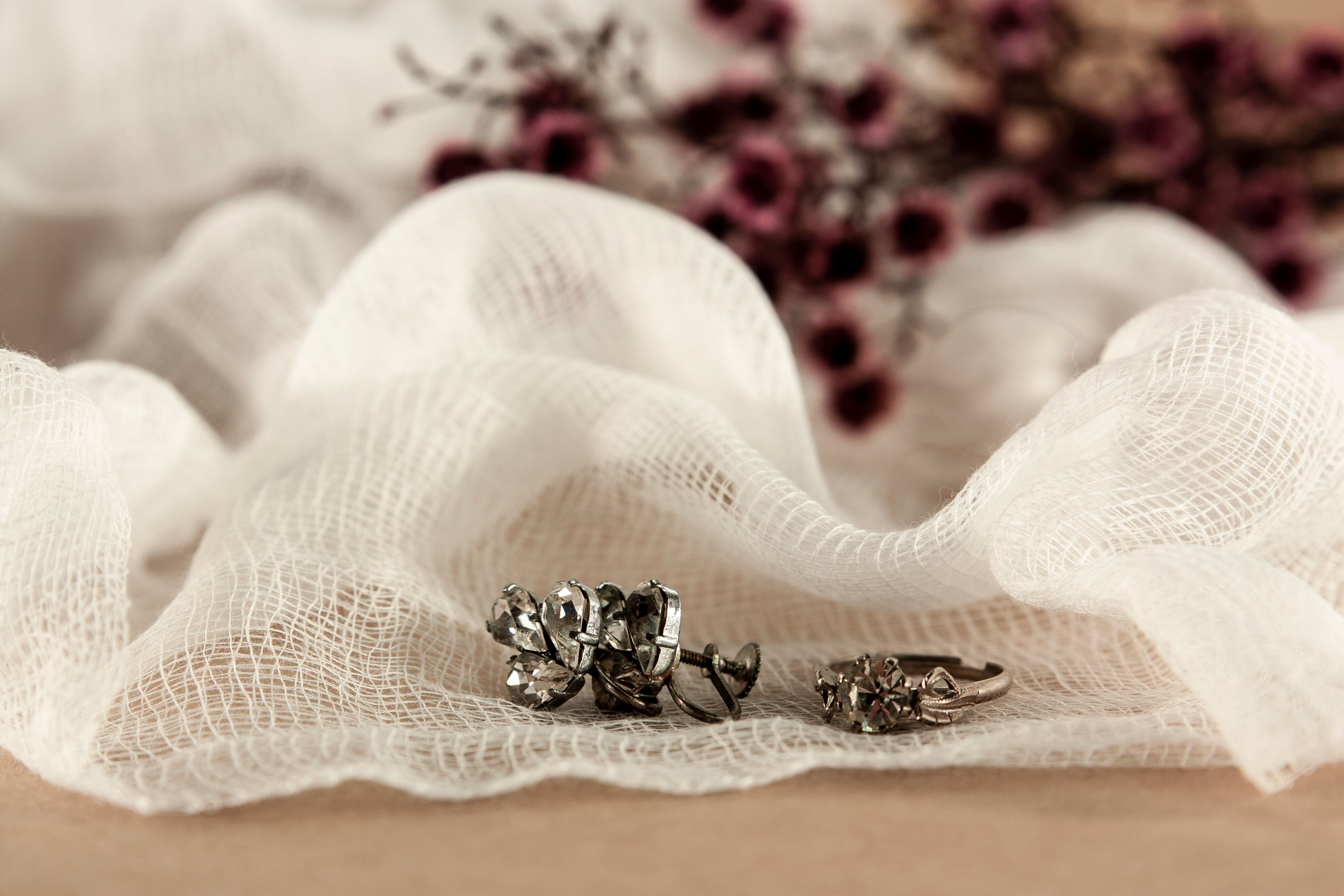 Handcrafted silver ornaments and anklets